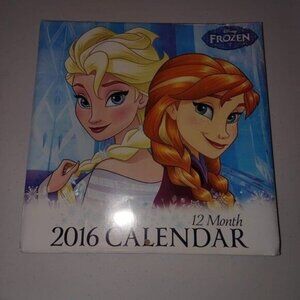 2016 DISNEY FROZEN 12-MONTH CALENDAR-NEW-SEALED-VINTAGE-2016-NEW